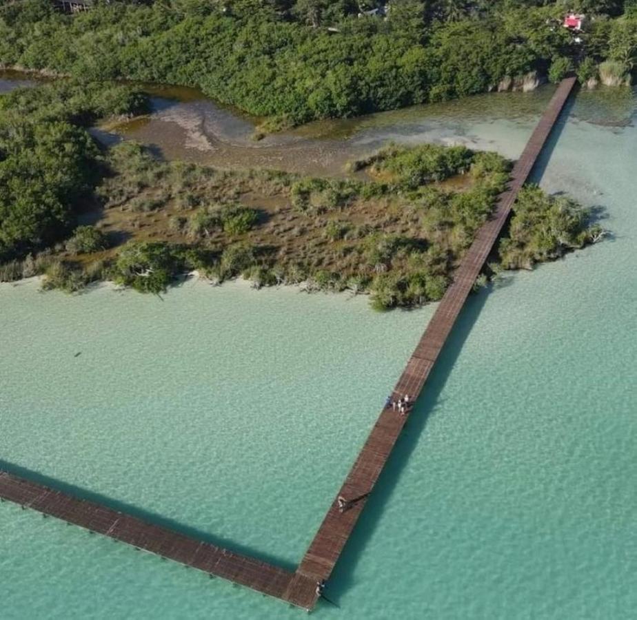 Muelle36 Hostel Bacalar Exterior foto